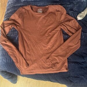 Wild Fable Chocolate Long Sleeve Top